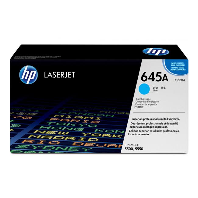 [HP973112] Toner HP C9731A HP 645A cyan (12.000 str.) pre Color LaserJet 5500/5550