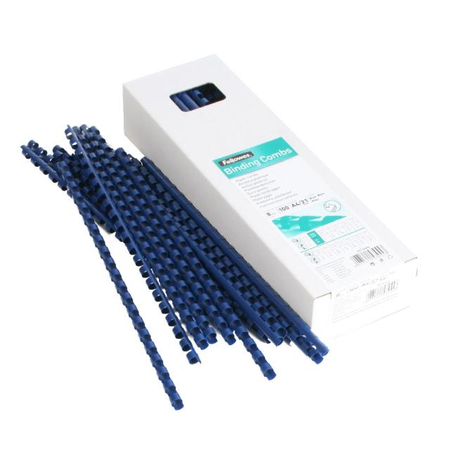 [HR080210] Plastové hrebene 8 modré