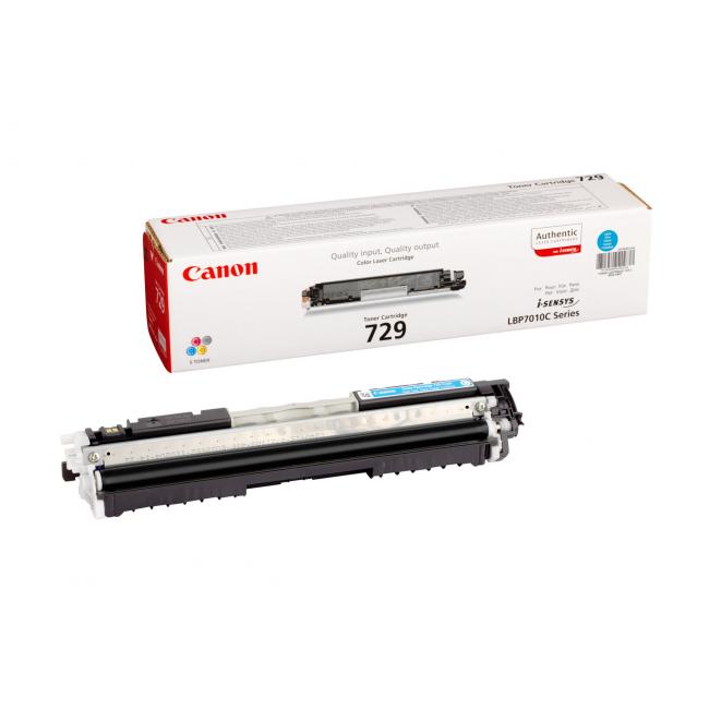 Toner Canon CRG-729 azúrový (1 000 str.) pre LBP7010C/7018C