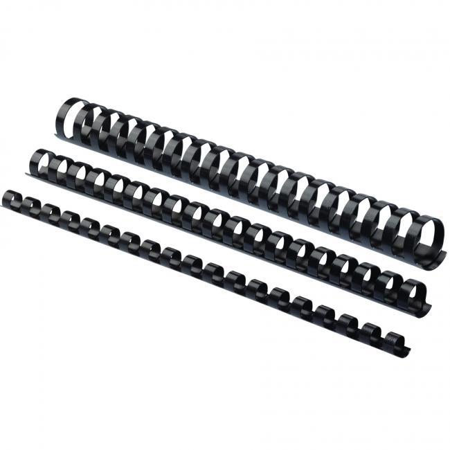 Plastic combs 38 oval black (50)