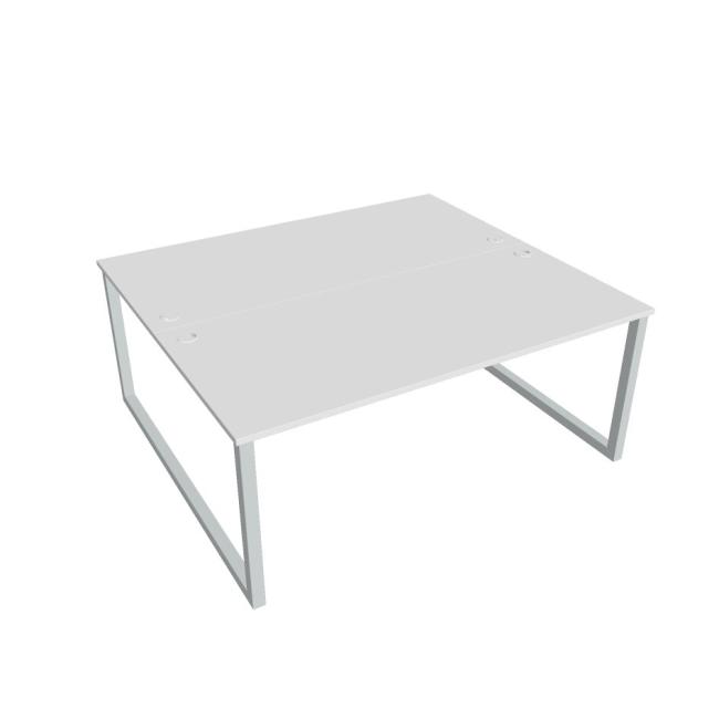 UNI O desk, 180x75.5x160 cm, white/grey