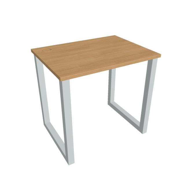 UNI O desk, 80x75.5x60 cm, oak/grey