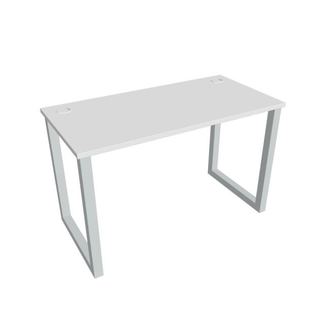 UNI O desk, 120x75.5x60 cm, white/grey