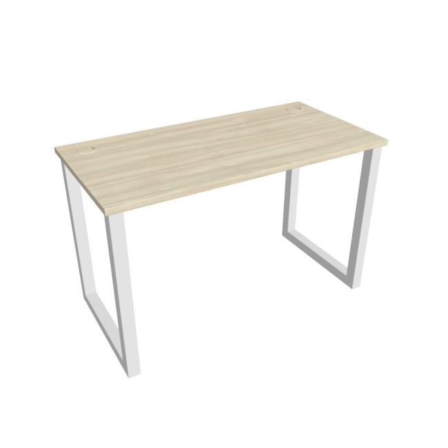 Work table UNI O, 120x75.5x60 cm, agate/white