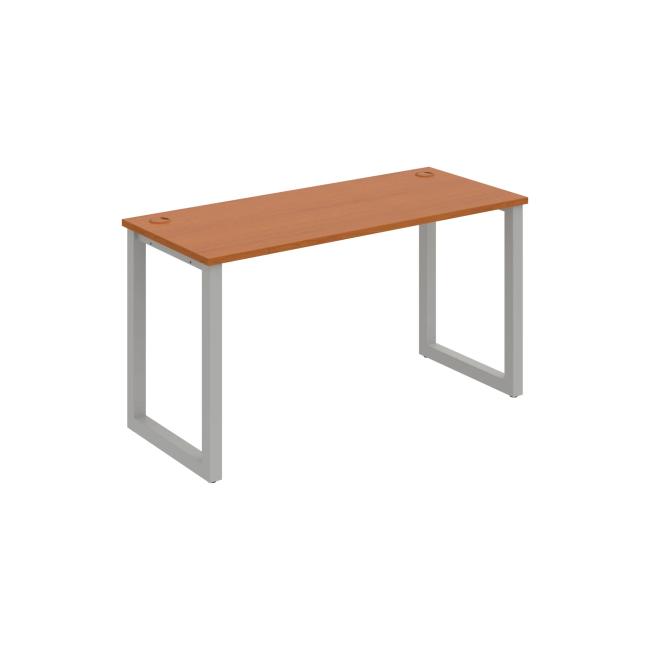 UNI O desk, 140x75.5x60 cm, cherry/grey