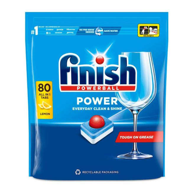 Finish tablety do umývačky riadu All in1 Max ( 80ks) Lemon