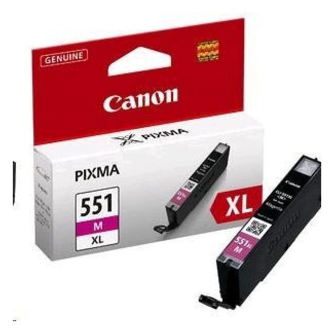 Atramentová kazeta Canon CLI-551 M pre MG 5450/6350/iP7250 purpurová XL (500 strán)