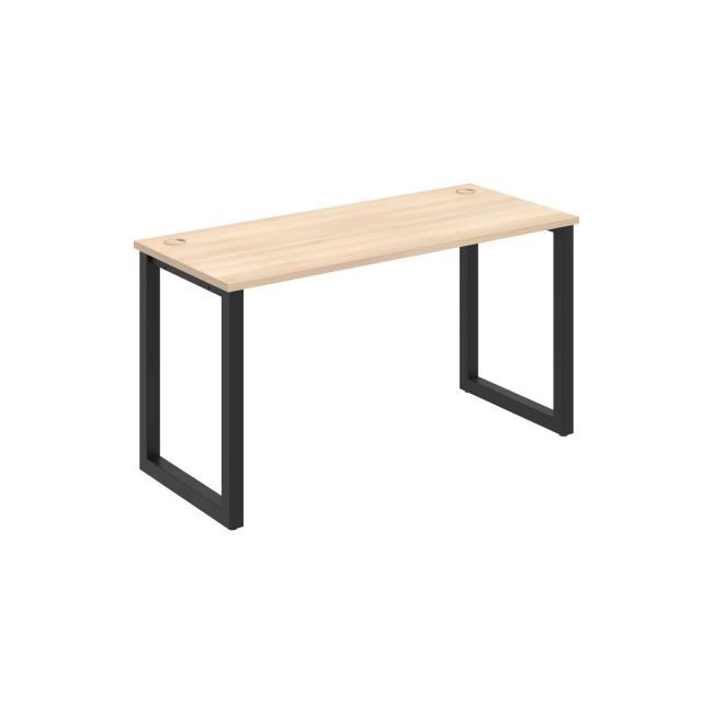 Work table UNI O, 140x75.5x60 cm, agate/black