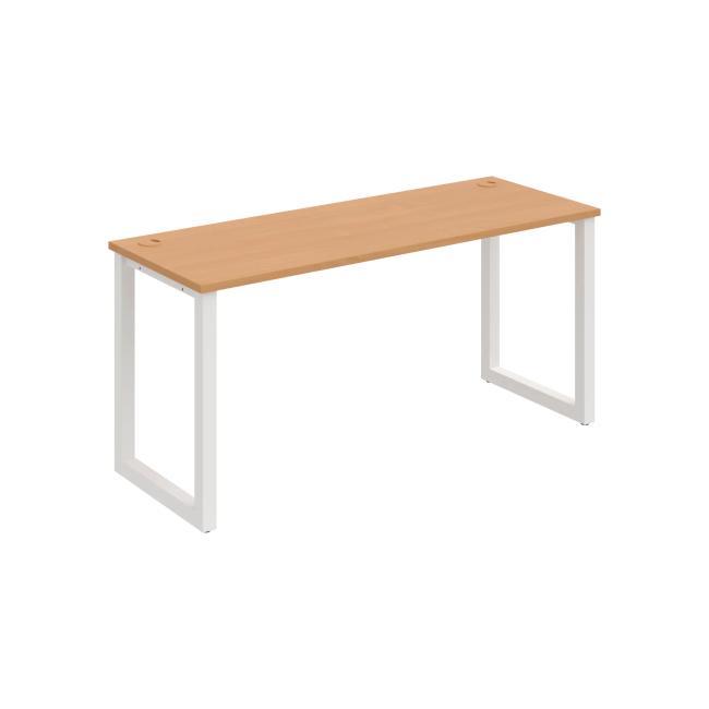 UNI O desk, 160x75.5x60 cm, beech/white