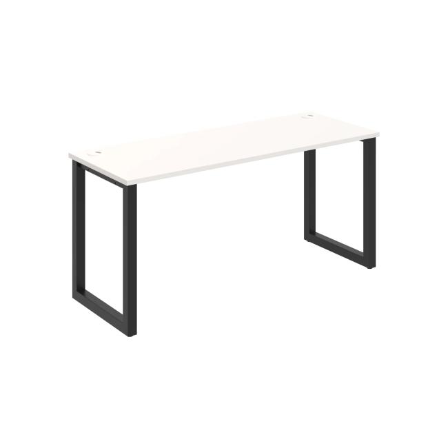 UNI O desk, 160x75.5x60 cm, white/black