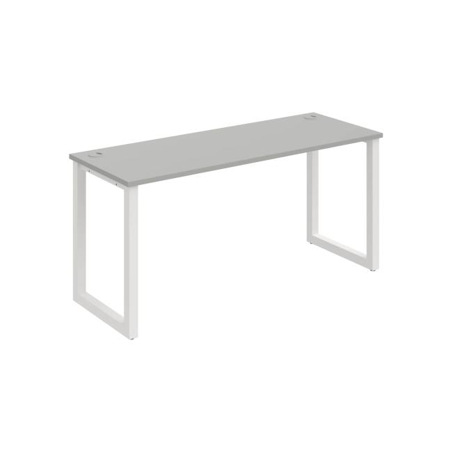 UNI O desk, 160x75.5x60 cm, grey/white