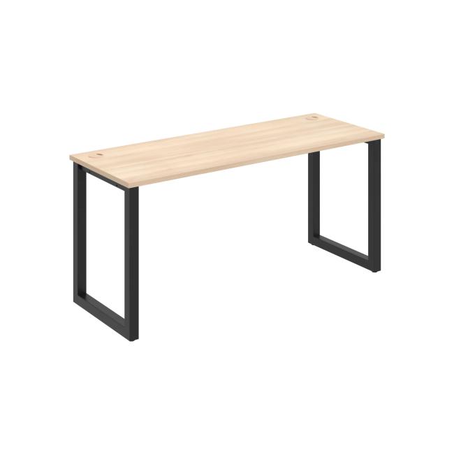 Work table UNI O, 160x75.5x60 cm, agate/black
