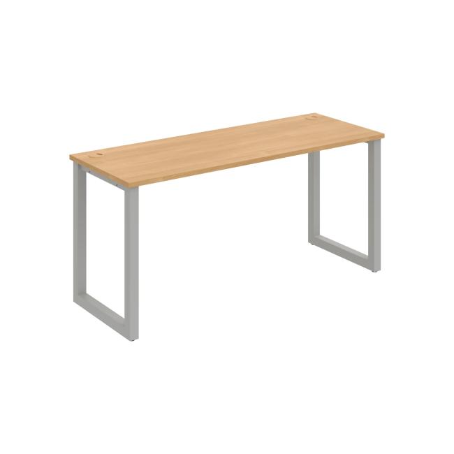UNI O desk, 160x75.5x60 cm, oak/grey
