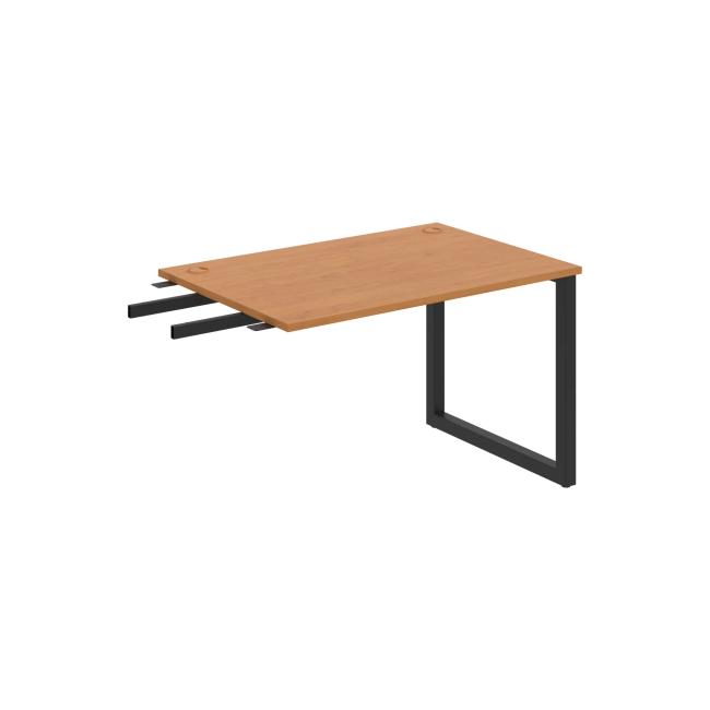 Work table UNI O, vertically chained, 120x75.5x80 cm, alder/black