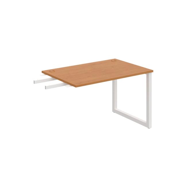 Work table UNI O, vertically chained, 120x75.5x80 cm, alder/white