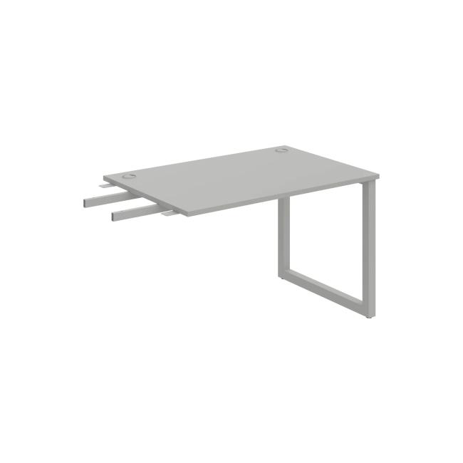 Work table UNI O, vertically chained, 120x75.5x80 cm, gray/grey