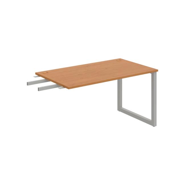 Work table UNI O, vertically chained, 140x75.5x80 cm, alder/grey