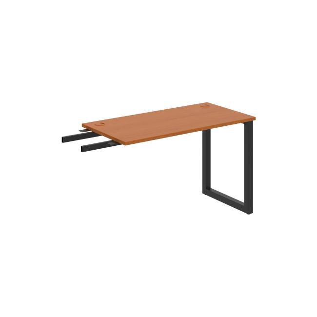 Work table UNI O, vertically chained, 120x75.5x60 cm, cherry/black