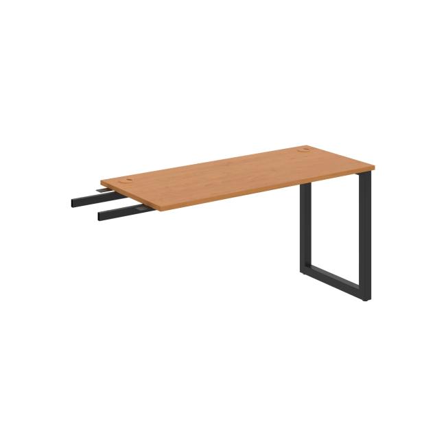 Work table UNI O, vertically chained, 140x75.5x60 cm, alder/black