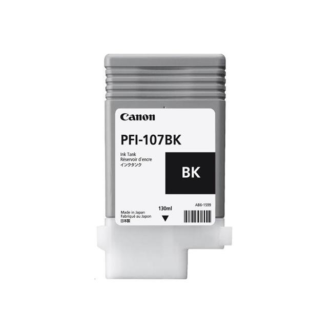 Ink cartridge Canon PFI-107BK for iPF 670/680/685/780/785 black (130 ml)