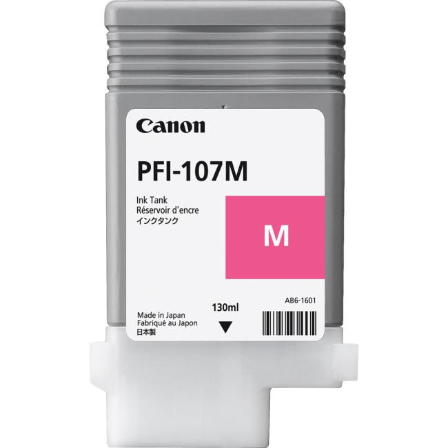 Atramentová kazeta Canon PFI-107M pre iPF 670/680/685/780/785 purpurová (130 ml)