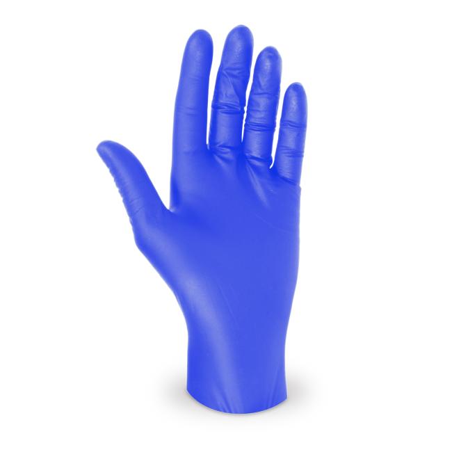 [HY068143] Disposable gloves, nitrile, powder-free, blue large. 10/XL (100 pcs)