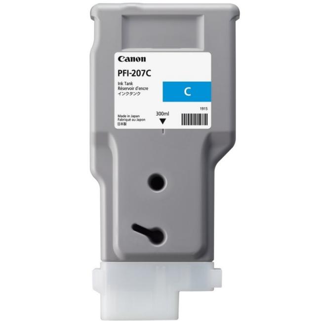 Ink cartridge Canon PFI-207C for iPF680/685/780/785 cyan (300 ml)