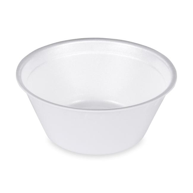 Thermal bowl (XPS) white Ø140mm 500ml (50 pcs)