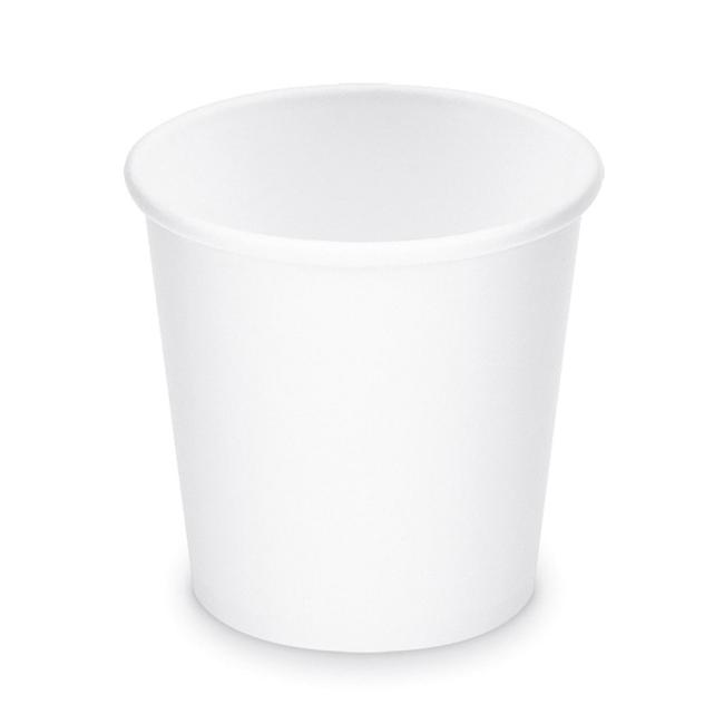 Papierové kelímky biele Ø62 mm 110 ml 'XS' (50 ks.)