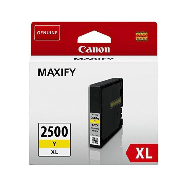 Atramentová kazeta Canon PGI-2500Y pre MAXIFY iB4050/MB5050/MB5350 žltá XL (1 520 strán)