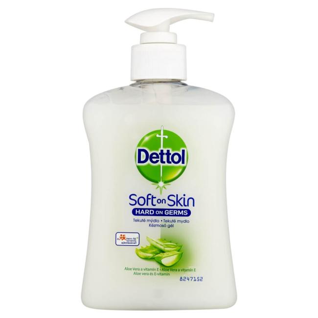[HY112524] Dettol liquid soap with pump 250 ml - Aloe vera