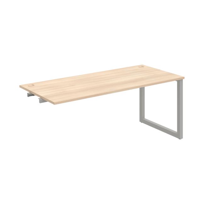 Work table UNI O, extendable. chain, 180x75.5x80 cm, agate/grey