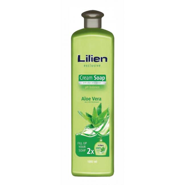 Lilien cream liquid soap 1l Aloe vera