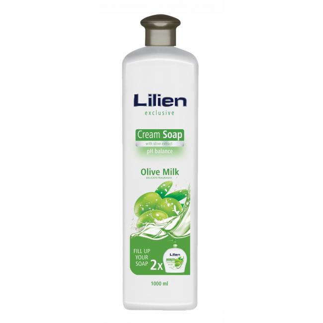 Lilien cream liquid soap 1l Oliva milk