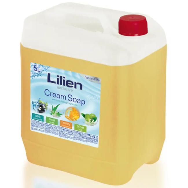 Cream liquid soap Lilien 5l Honey