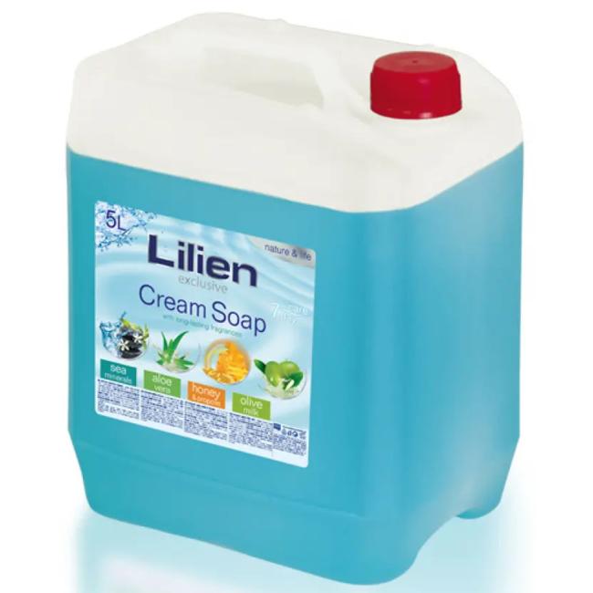 [HY126926] Cream liquid soap Lilien 5l Sea minerals