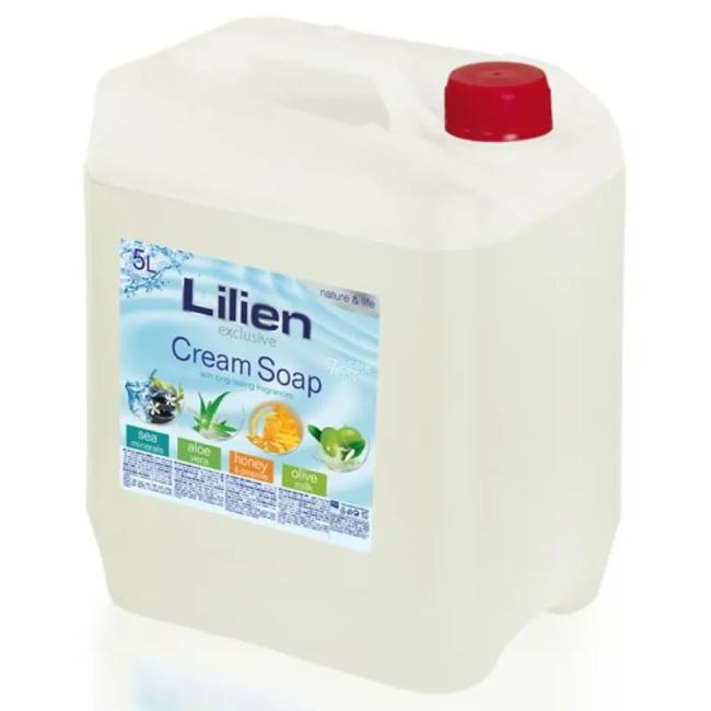 Lilien cream liquid soap 5l Oliva milk