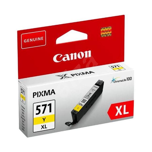 Ink cartridge Canon CLI-571Y for MG 5750/5751/6850/6851/7750/7751 yellow XL (11 ml)