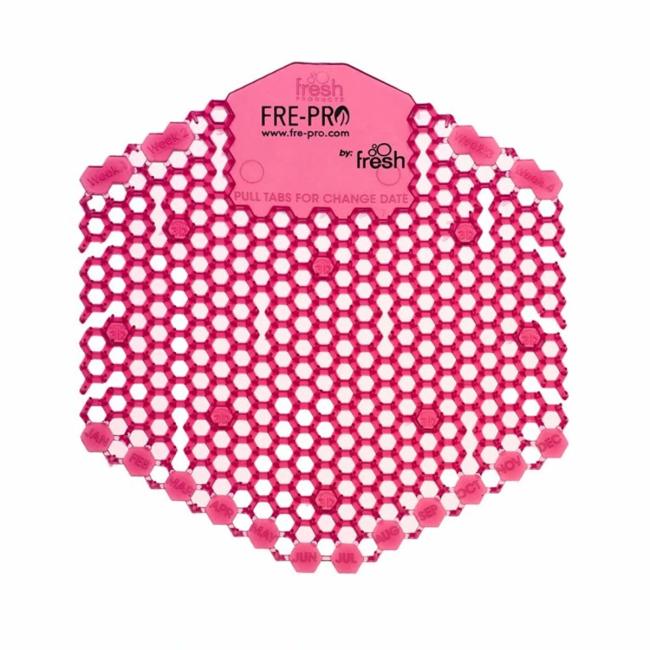 [HY155231] Urinal strainer Fre-Pro WAVE 3D - Kiwi / grapefruit (red) 1 pc