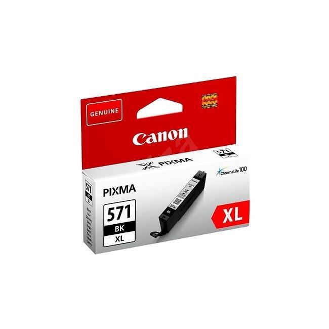 Atramentová kazeta Canon CLI-571BK pre MG 5750/5751/6850/6851/7750/7751 čierna XL (11 ml)