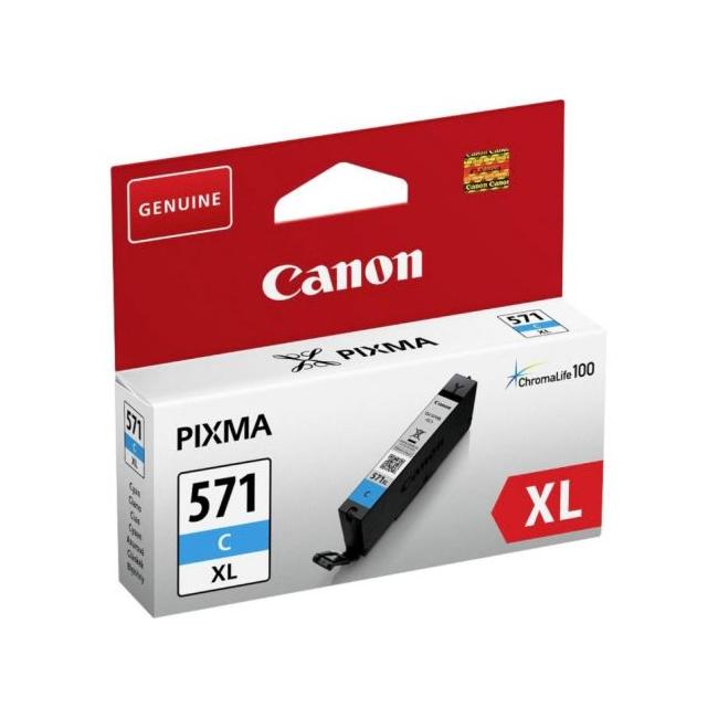 Ink cartridge Canon CLI-571C for MG 5750/5751/6850/6851/7750/7751 cyan XL (11 ml)