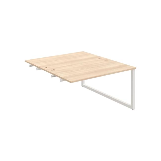 [ON919317] Work table UNI O, extendable. chain, 140x75.5x160 cm, agate/white