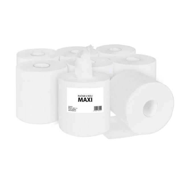 Paper towels in a roll Softly MAXI 2-layer, 100% cellulose, roll 110 m (6 pcs.)