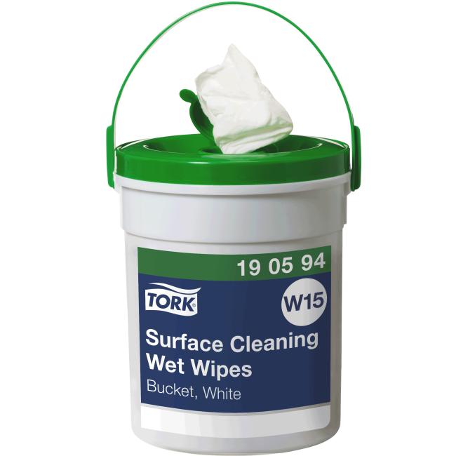 Wet wipes from TORK Premium non-woven fabric white W15 (58 pcs)