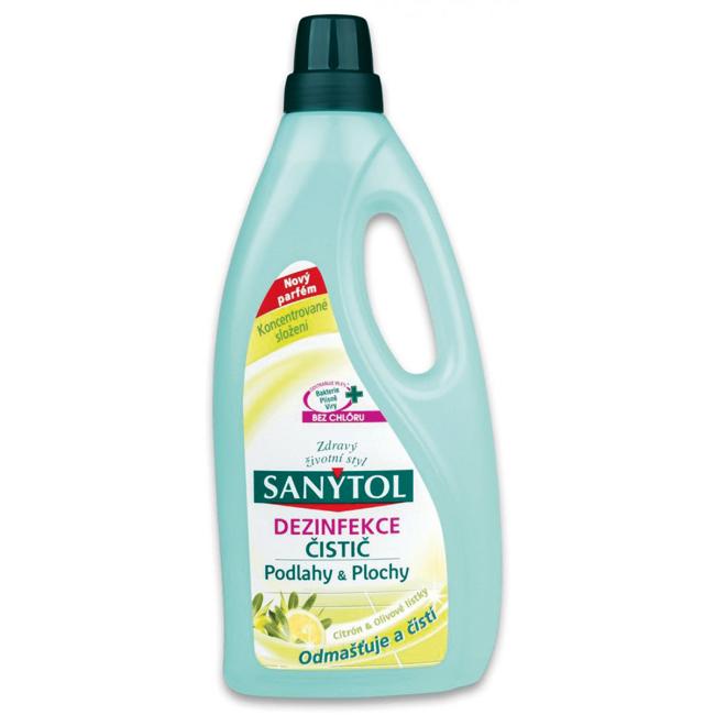 Sanytol disinfectant cleaner for floors and surfaces 1l lemon
