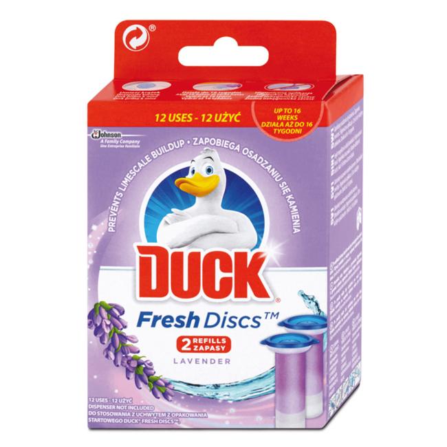 [HY212418] Náhradný toaletný gél DUCK Fresh Discs 2 x 36 ml Levanduľa
