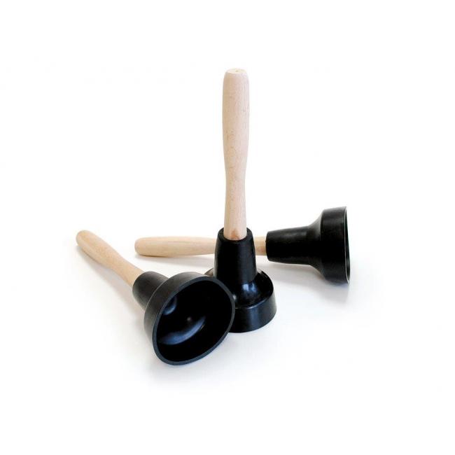 [HY220928] Bell for sinks with a wooden handle