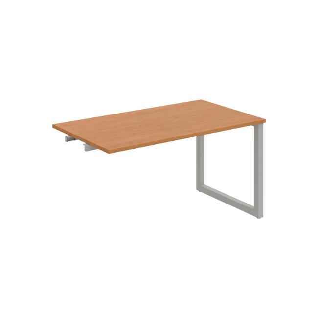 Conference table UNI O, late. chain, 140x75.5x80 cm, alder/grey