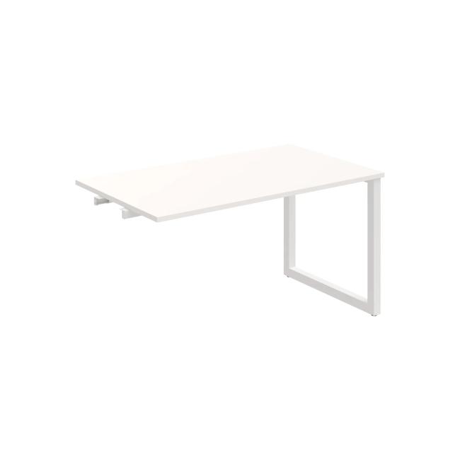 [ON919401] Conference table UNI O, late. chain, 140x75.5x80 cm, white/white