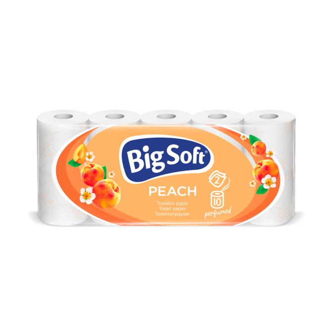 Toaletný papier 2-vrstvový Big Soft Peach 10 ks, 22m
